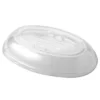 World Centric Lid for 32 oz Oval Burrito Bowl | Compostable | PLA Case of 300