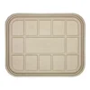World Centric Flat Lid | Compostable Fiber Catering Pan | PLA Case of 200