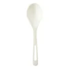 World Centric 6" Compostable Soup Spoon | Bulk Pack | White | Case of 1000